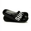 Superdry Damen Badeschuhe gepolsterte Riemen Core Pool Slide