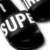 Superdry Damen Badeschuhe gepolsterte Riemen Core Pool Slide