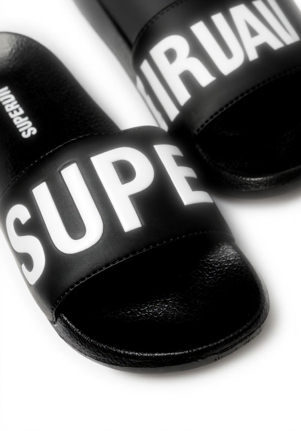 Superdry Damen Badeschuhe gepolsterte Riemen Core Pool Slide