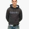 Superdry Herren Kapuzenpullover Logo lässige Passform Hoodie-3