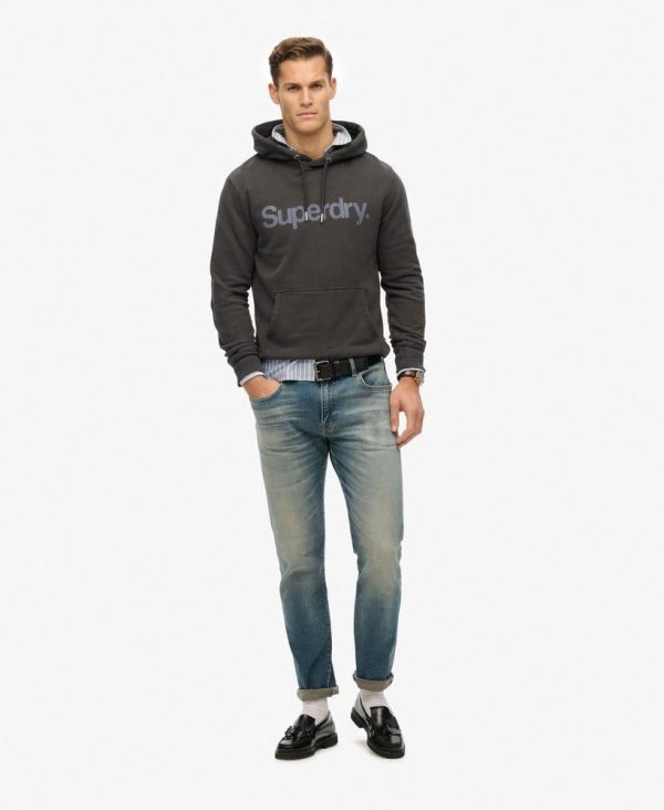 Superdry Herren Kapuzenpullover Logo lässige Passform Hoodie-1
