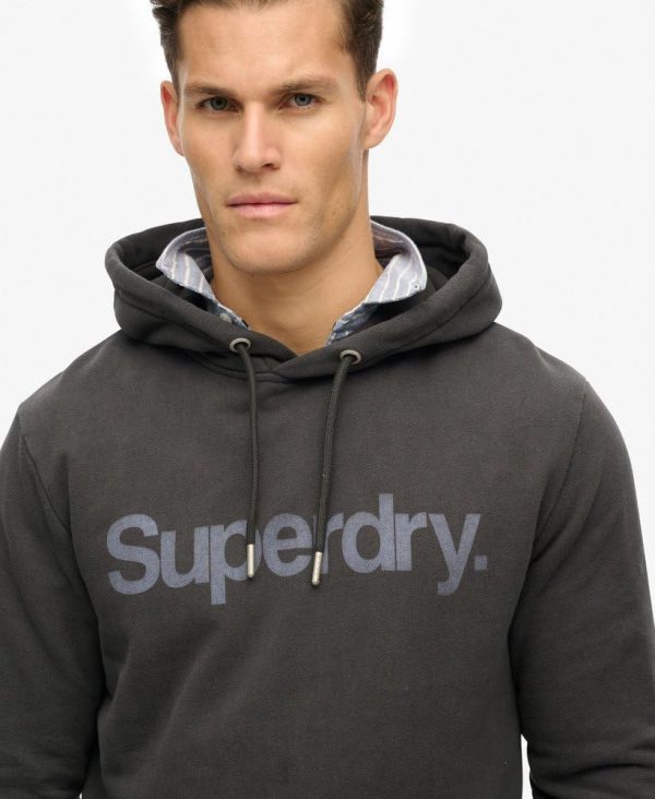 Superdry Herren Kapuzenpullover Logo lässige Passform Hoodie-2
