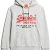 Superdry Herren Kapuzenpullover Vintage Logo lässige-5