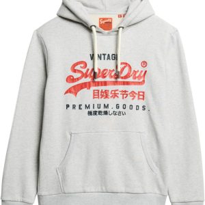 Superdry Herren Kapuzenpullover Vintage Logo lässige-0
