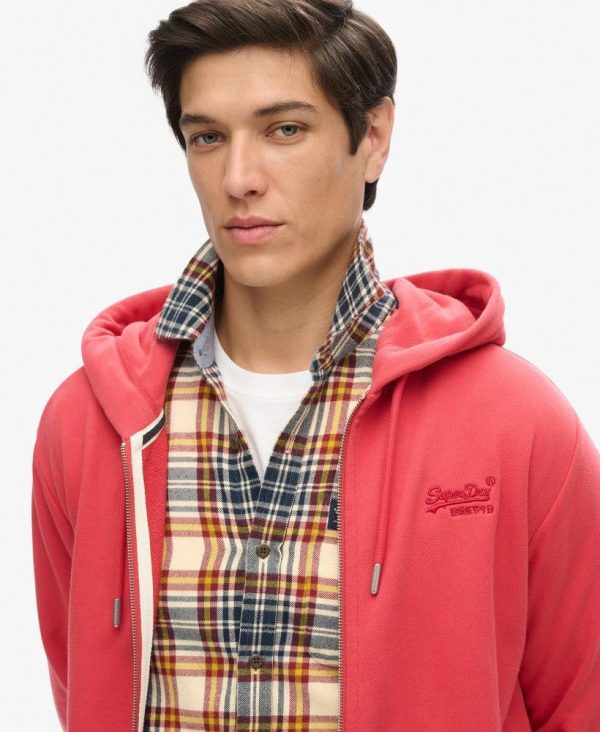 Superdry Herren Kapuzenjacke Essential Logo lässige Passform-2