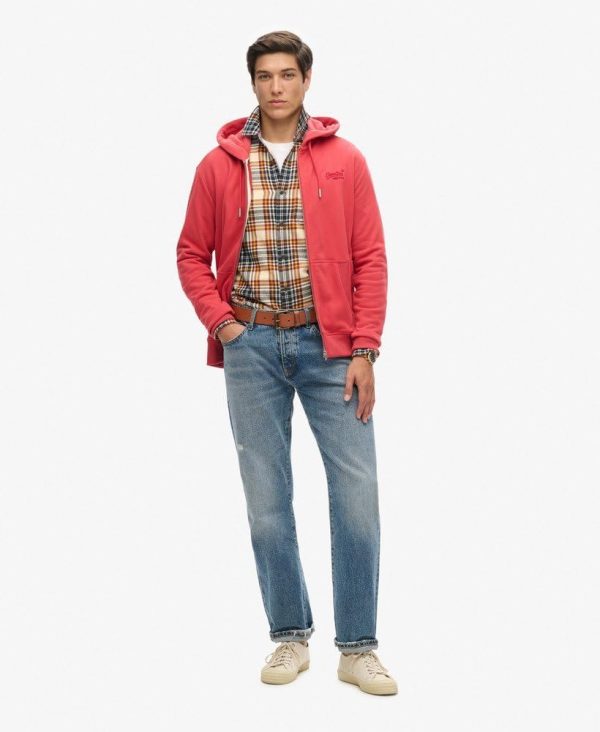 Superdry Herren Kapuzenjacke Essential Logo lässige Passform-1