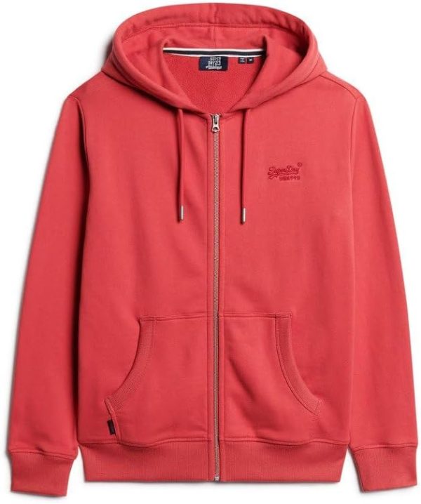 Superdry Herren Kapuzenjacke Essential Logo lässige Passform-7