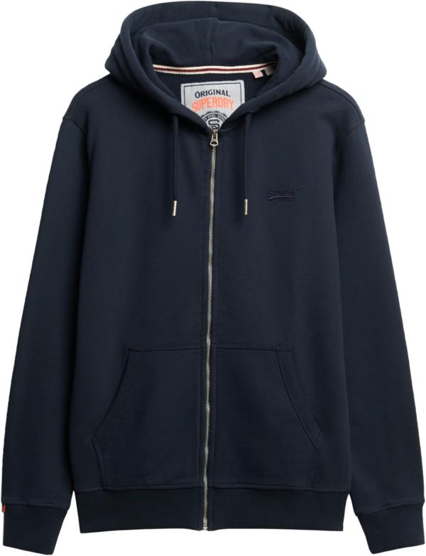 Kapuzenpullover Herren Superdry Essential Logo Zip Hoodie-0