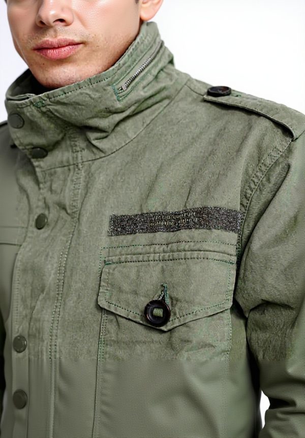 Superdry Herren Feldjacke Outdoor Freizeit matt grün
