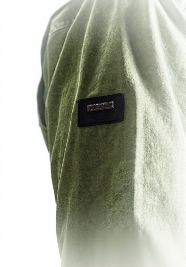 Superdry Herren Feldjacke Outdoor Freizeit matt grün