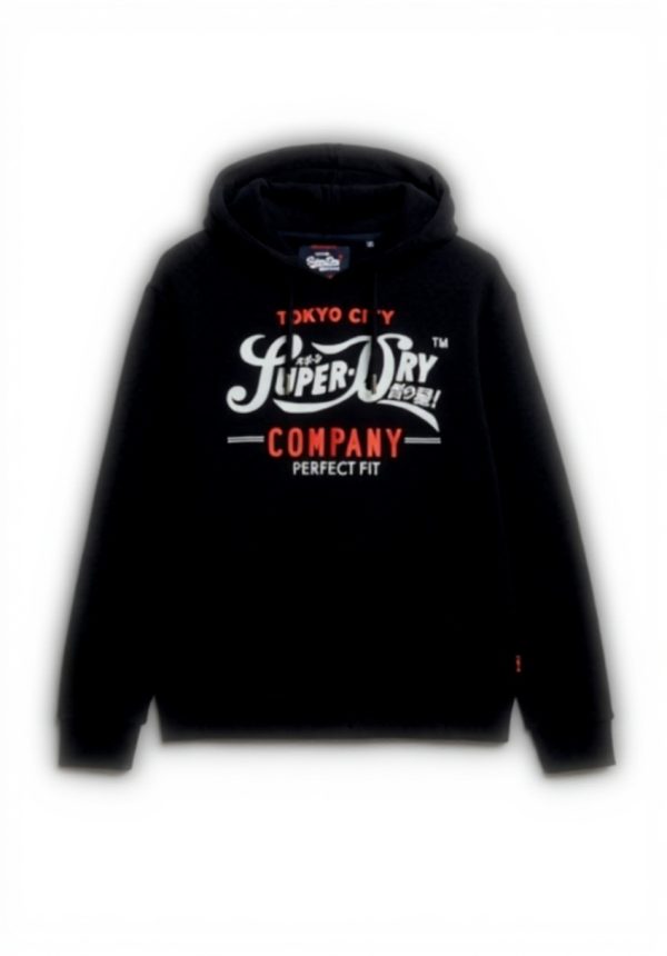 Superdry Herren Hoodie Kapuzenpullover lässige Passform