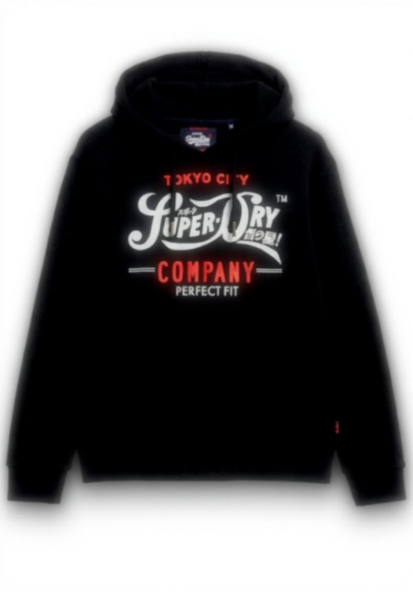 Superdry Herren Hoodie Kapuzenpullover lässige Passform