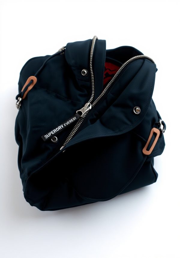 Superdry Herren Steppweste Kapuze finster marineblau