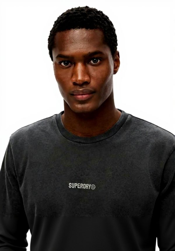 Superdry Herren Micro Logo T-Shirt lässige Passform