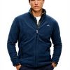 Superdry Herren Polar Fleece Jacke Reißverschluss gemütlich