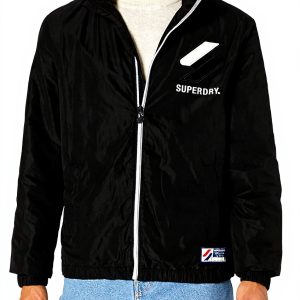 Superdry Herren Track Cagoule Jacket lässige Passform
