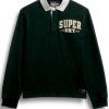 Superdry Herren Rugby-Hemd Vintage Athletic lässige Passform