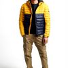 Superdry Herren Wattierte Jacke Steppjacke Utah Gold
