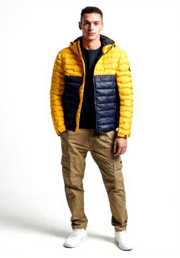 Superdry Herren Wattierte Jacke Steppjacke Utah Gold