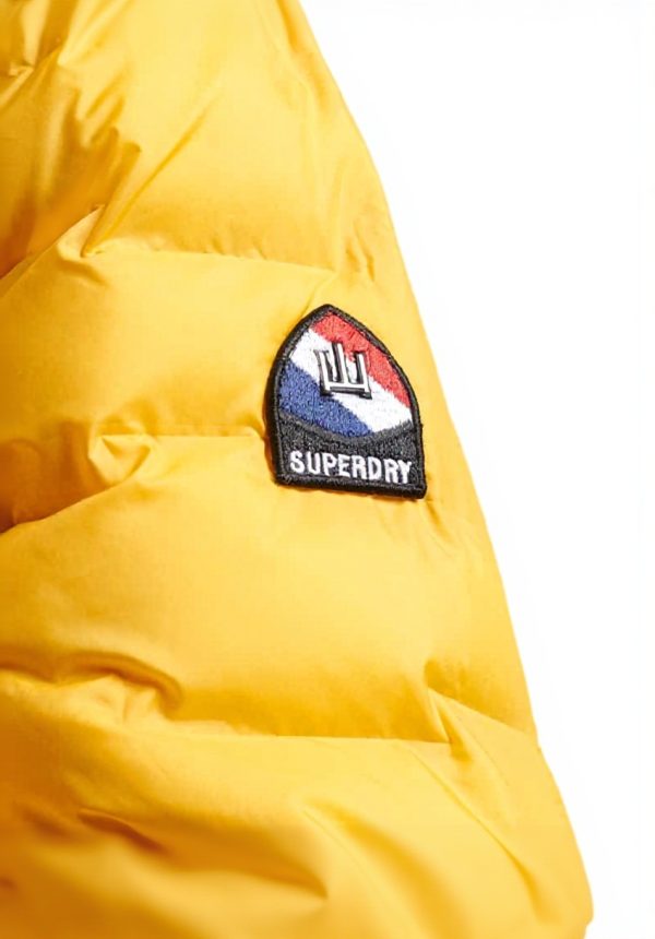 Superdry Herren Wattierte Jacke Steppjacke Utah Gold