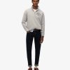 Superdry Unisex Sweatshirt Halbzip Grau Marl Athletic-1