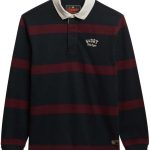 Superdry Vintage T-Shirt Herren Rugby Langarm Blau-0