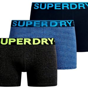 Superdry Boxershorts Herren 3er Pack elastisch weich