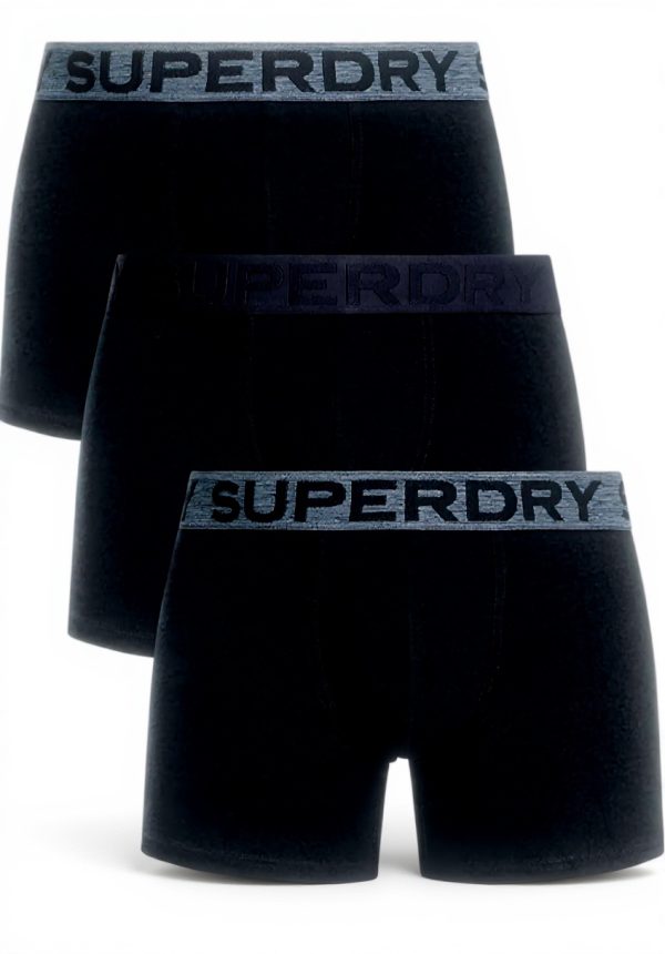 Boxershorts Herren Superdry weich elastisch 3er Pack