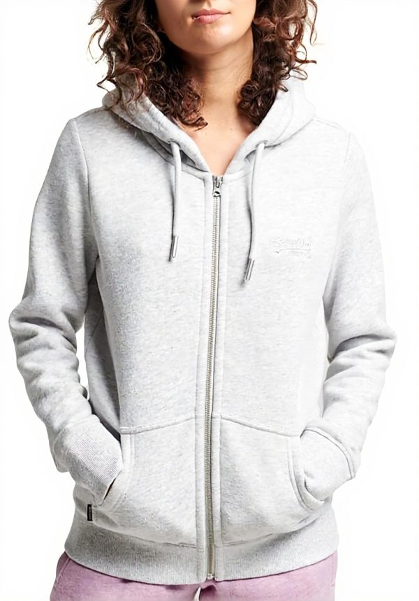 Superdry Damen Kapuzenpullover Vintage Logo Stickerei