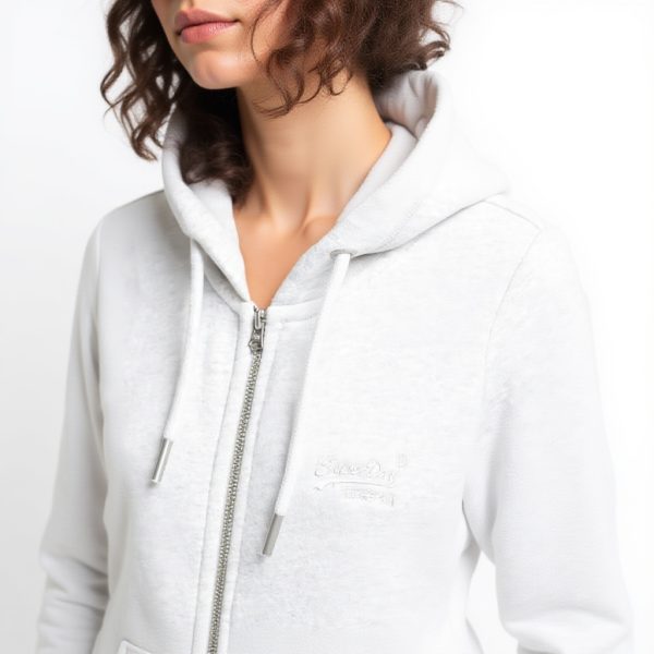 Superdry Damen Kapuzenpullover Vintage Logo Stickerei