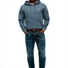 Superdry Kapuzenpullover Herren Loose Fit Sturmwetter Blau