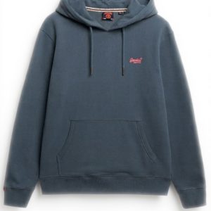 Superdry Kapuzenpullover Herren Loose Fit Sturmwetter Blau