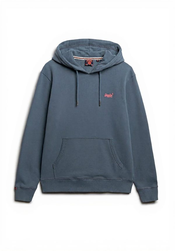 Superdry Kapuzenpullover Herren Loose Fit Sturmwetter Blau