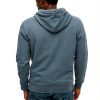 Superdry Kapuzenpullover Herren Loose Fit Sturmwetter Blau