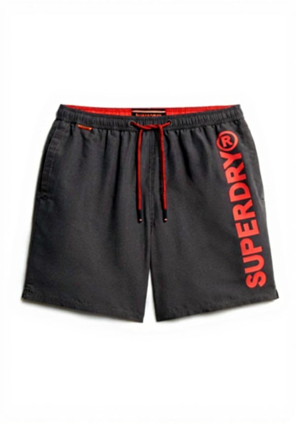 Superdry Badeshorts Herren 43,2 cm Sport Grafik lässig