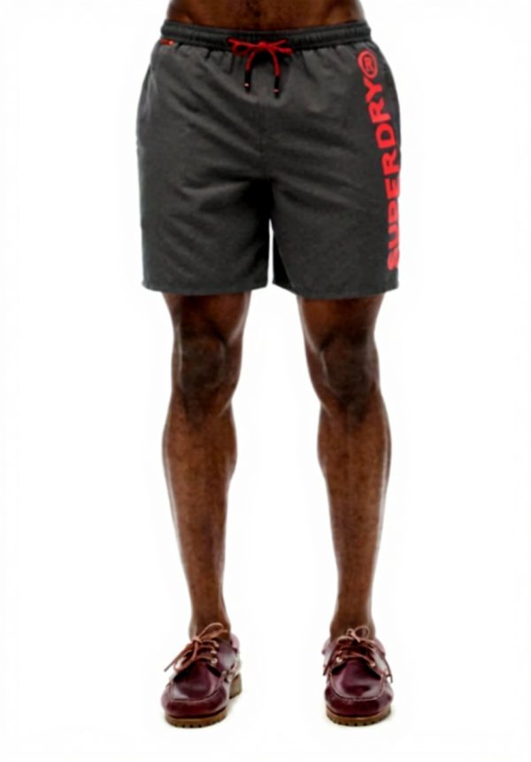 Superdry Badeshorts Herren 43,2 cm Sport Grafik lässig