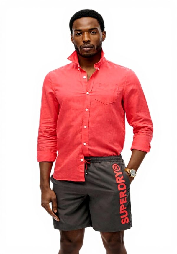 Superdry Badeshorts Herren 43,2 cm Sport Grafik lässig