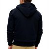 Superdry Herren Kapuzenpullover Borg gefüttert Marineblau XL