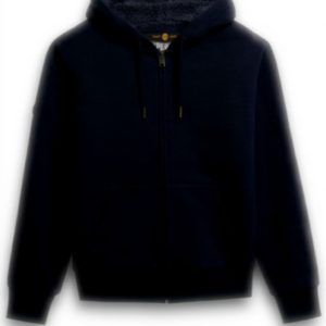 Superdry Herren Kapuzenpullover Borg gefüttert Marineblau XL