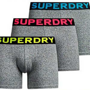 Superdry Herren Boxershorts Triple Pack weich elastisch