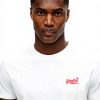 Superdry Herren T-Shirt Logo Emb Bio-Baumwolle schmale