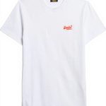 Superdry Herren T-Shirt Logo Emb Bio-Baumwolle schmale