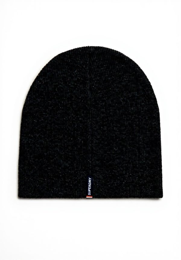 Superdry Strickmütze Herren Logo Design Strickmaterial