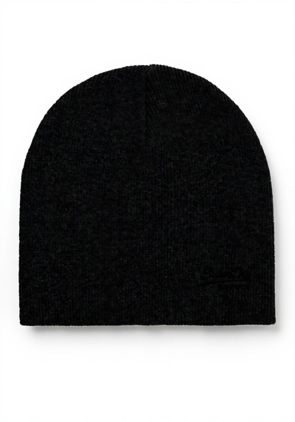 Superdry Strickmütze Herren Logo Design Strickmaterial