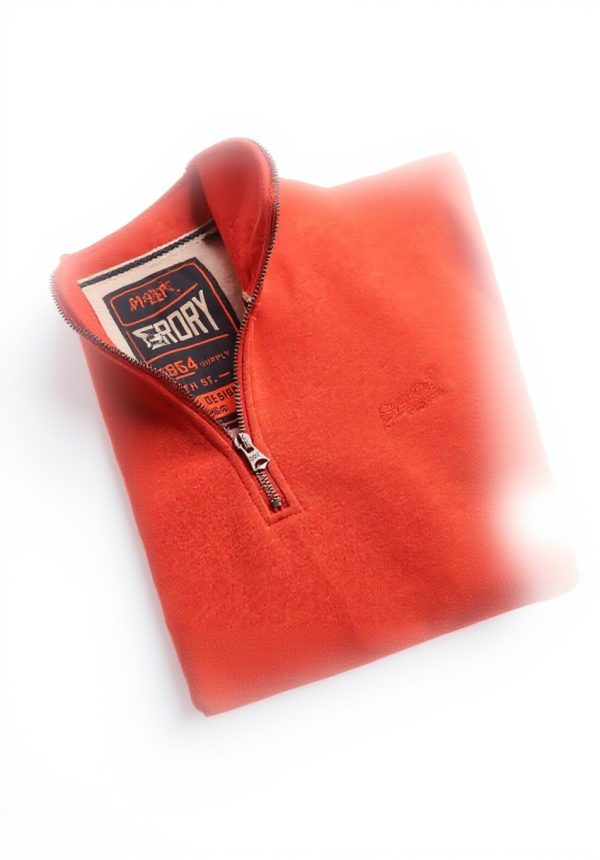 Superdry Herren Sweatshirt Halbreißverschluss Logo schmale