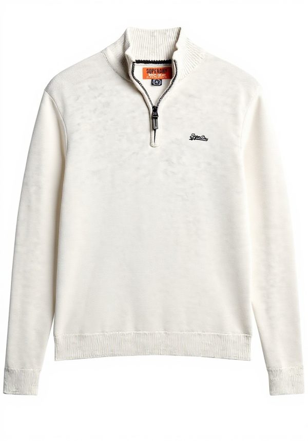 Superdry Herren Pullover Strickpullover Reißverschluss