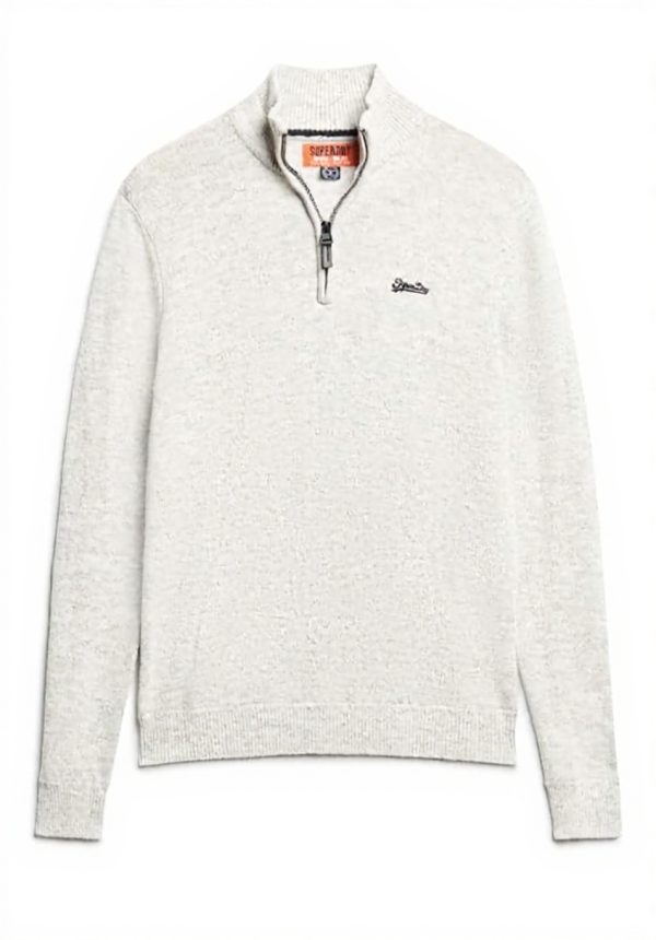 Superdry Herren Pullover Strickpullover Reißverschluss