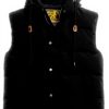 Superdry Herren Everest Puffer Gilet Kapuze wattiert schwarz