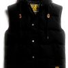 Superdry Herren Everest Puffer Gilet Kapuze wattiert schwarz