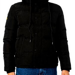 Superdry Herren Everest Pufferjacke Kapuze wasserabweisend